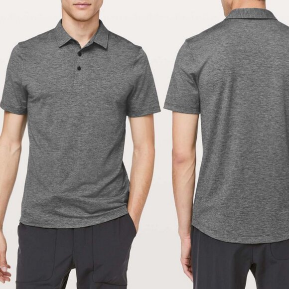 Lululemon Evolution Polo Shirt Gray Small - Picture 1 of 6